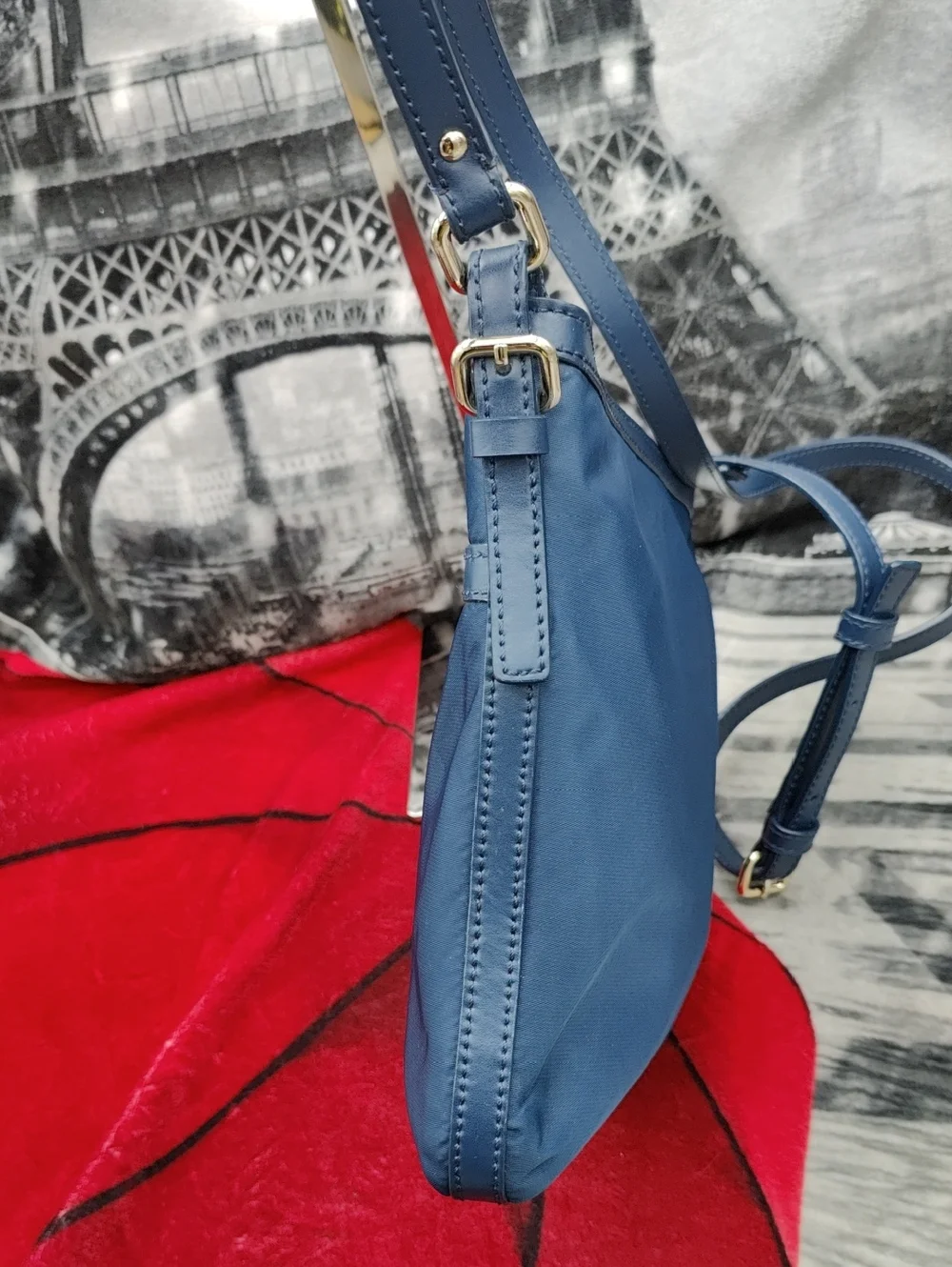 Kate Spade Leather Trim Crossbody